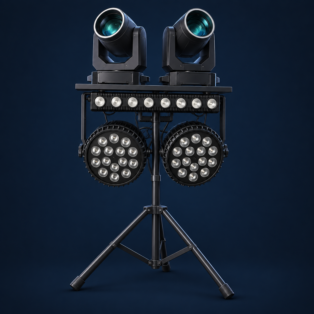 Световая стойка с BEAM, PAR и LED BAR